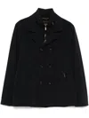 Moorer `volmer` Double-breasted Blazer In Blue