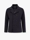 Moorer Double-breasted Jacket Lined Hidden Hood