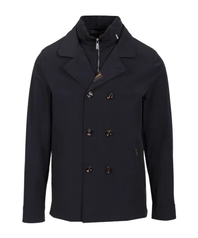 MOORER MOORER VOLMER-KN DOUBLE-BREASTED PEACOAT