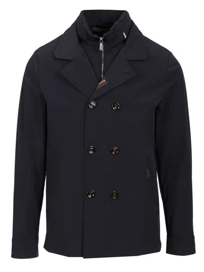 Moorer Volmer-kn Jacket In Blue