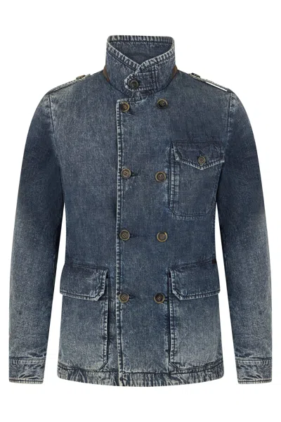 MOORER WASHED DENIM JACKET, MODERN AND COMFORTABLE STYLE