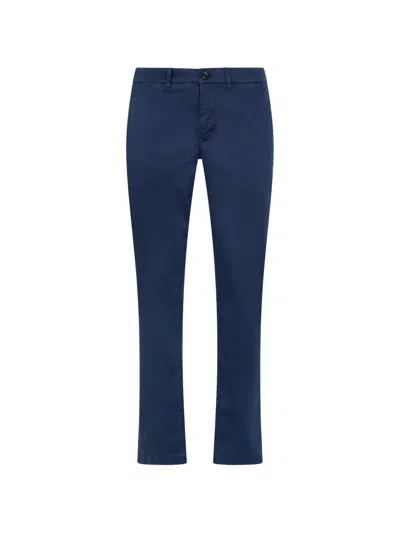 Moorer Welt-pockets Trousers In Blue