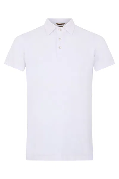 Moorer White Classic Elegant And Versatile Cotton Polo