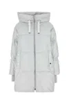 Moorer White Nylon Justine Down Jacket In White
