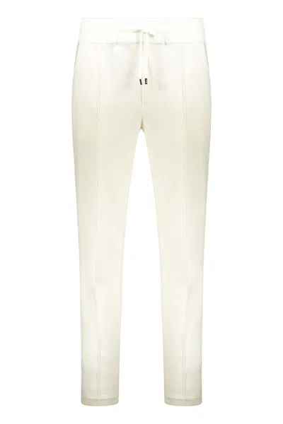 Moorer White Pants Made Of Virgin Wool
