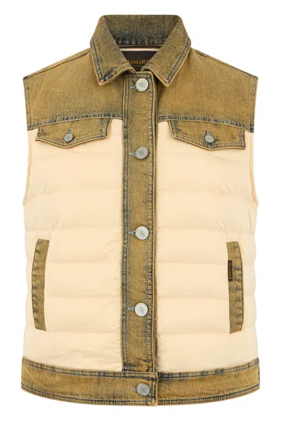Moorer Winter Vest In A Soft Shade Of Yellow