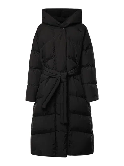 Moorer Wintra Long Down Jacket In Black