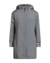 Moorer Woman Coat Grey Size 4 Polyester, Polyamide In Gray