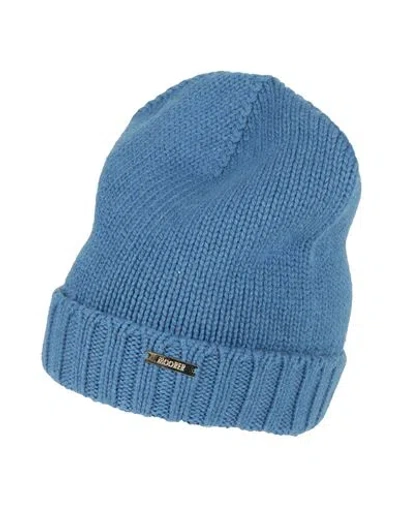 Moorer Woman Hat Slate Blue Size Onesize Cashmere