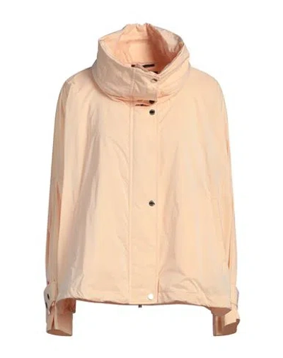 Moorer Woman Jacket Apricot Size 8 Polyamide, Polyester In Orange
