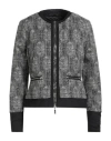 Moorer Woman Jacket Black Size 4 Polyester, Polyamide In Black