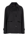 Moorer Woman Jacket Black Size 4 Polyester, Polyurethane
