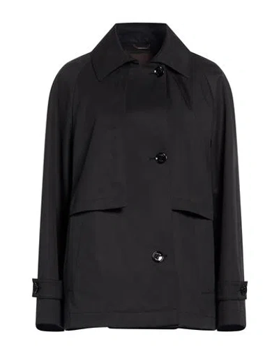 Moorer Woman Jacket Black Size 4 Polyester, Polyurethane