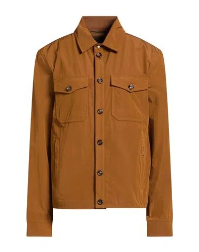Moorer Woman Jacket Brown Size 10 Polyester, Polyamide, Cotton