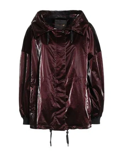 Moorer Woman Jacket Burgundy Size 6 Polyamide, Polyurethane In Red