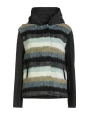 Moorer Woman Jacket Charcoal Size 6 Virgin Wool, Polyamide, Cotton, Polyester