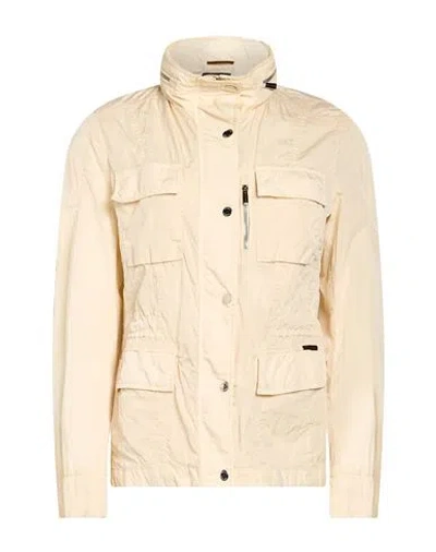 Moorer Woman Jacket Cream Size 4 Polyamide In Neutral