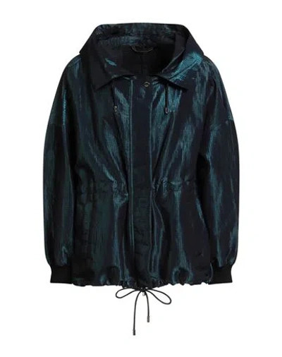 Moorer Woman Jacket Deep Teal Size 4 Polyamide, Polyester In Green