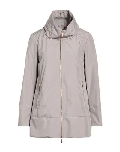 Moorer Woman Jacket Grey Size 0 Polyester In Gray