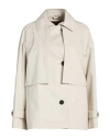 Moorer Woman Jacket Ivory Size 4 Polyester, Polyurethane
