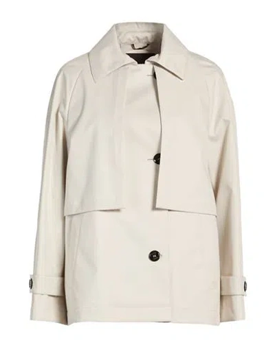 Moorer Woman Jacket Ivory Size 4 Polyester, Polyurethane