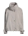 Moorer Woman Jacket Light Grey Size 6 Polyamide, Polyester