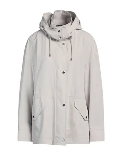 Moorer Woman Jacket Light Grey Size 4 Polyamide, Polyurethane In Grey