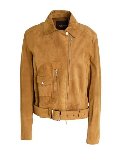 Moorer Woman Jacket Mustard Size 8 Polyamide In Yellow