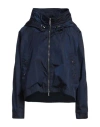 Moorer Woman Jacket Navy Size 6 Polyamide In Navy