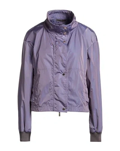Moorer Woman Jacket Purple Size 4 Polyamide