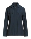 Moorer Woman Jacket Slate Blue Size 4 Polyamide, Polyester, Elastane In Blue