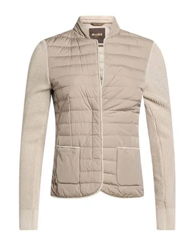 Moorer Woman Jacket Taupe Size 4 Polyamide, Polyester, Elastane In Neutral