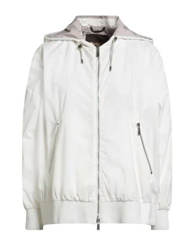 Moorer Woman Jacket White Size 6 Polyester