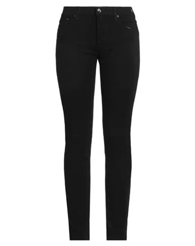 Moorer Woman Jeans Black Size 32 Cotton, Modal, Polyester, Elastane