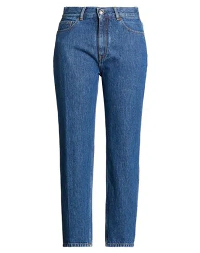 Moorer Woman Jeans Blue Size 27 Cotton