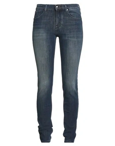 Moorer Woman Jeans Blue Size 29 Cotton, Polyester, Elastane