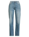 Moorer Woman Jeans Blue Size 30 Cotton, Elastane In Blue