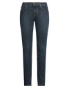 Moorer Woman Jeans Blue Size 32 Cotton, Elastane In Blue