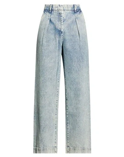 Moorer Woman Jeans Blue Size 4 Cotton In Multi
