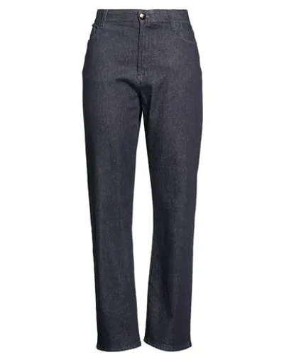 Moorer Woman Jeans Navy Size 8 Cotton, Cashmere, Elastane