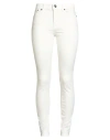 Moorer Woman Jeans White Size 29 Cotton, Polyester, Elastane In White