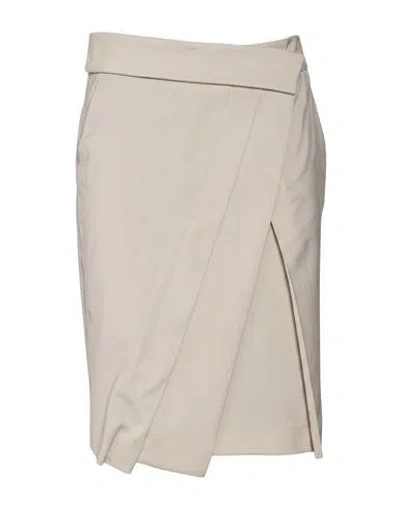 Moorer Woman Mini Skirt Light Grey Size 4 Cashmere