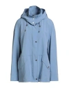 Moorer Woman Overcoat & Trench Coat Azure Size 6 Polyamide, Polyurethane In Blue