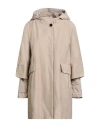 Moorer Woman Overcoat & Trench Coat Beige Size 4 Cotton, Polyamide, Polyester In Neutral