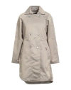 Moorer Woman Overcoat & Trench Coat Beige Size 4 Cotton, Polyester