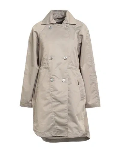 Moorer Woman Overcoat & Trench Coat Beige Size 4 Cotton, Polyester