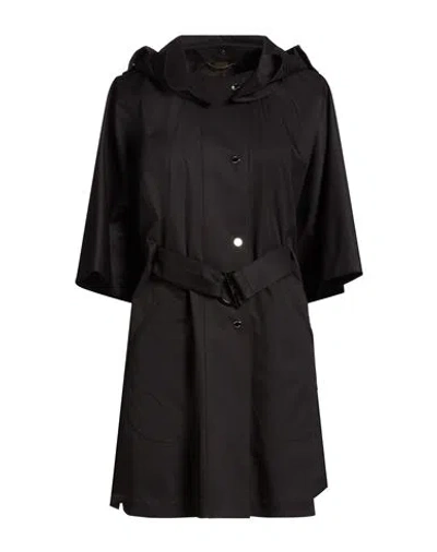 Moorer Woman Overcoat & Trench Coat Black Size 2 Polyester, Polyurethane