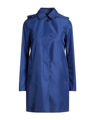 Moorer Woman Overcoat & Trench Coat Blue Size 2 Polyester