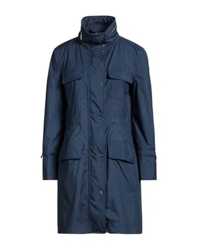 Moorer Woman Overcoat & Trench Coat Blue Size 4 Polyester