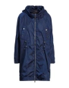 Moorer Woman Overcoat & Trench Coat Blue Size 6 Polyamide